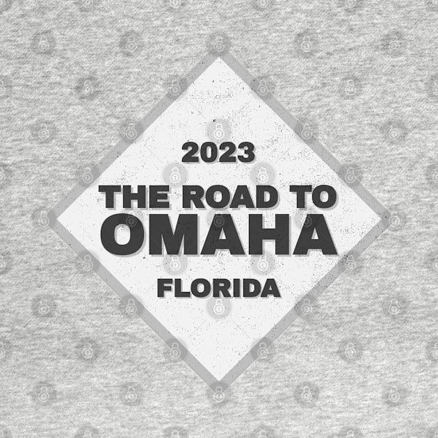 Florida Road To Omaha College Baseball CWS 2023 by Designedby-E